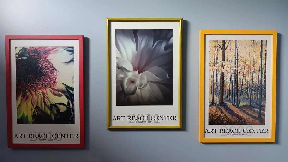 Community wall art commissioned through a local gallery and created by former patients
