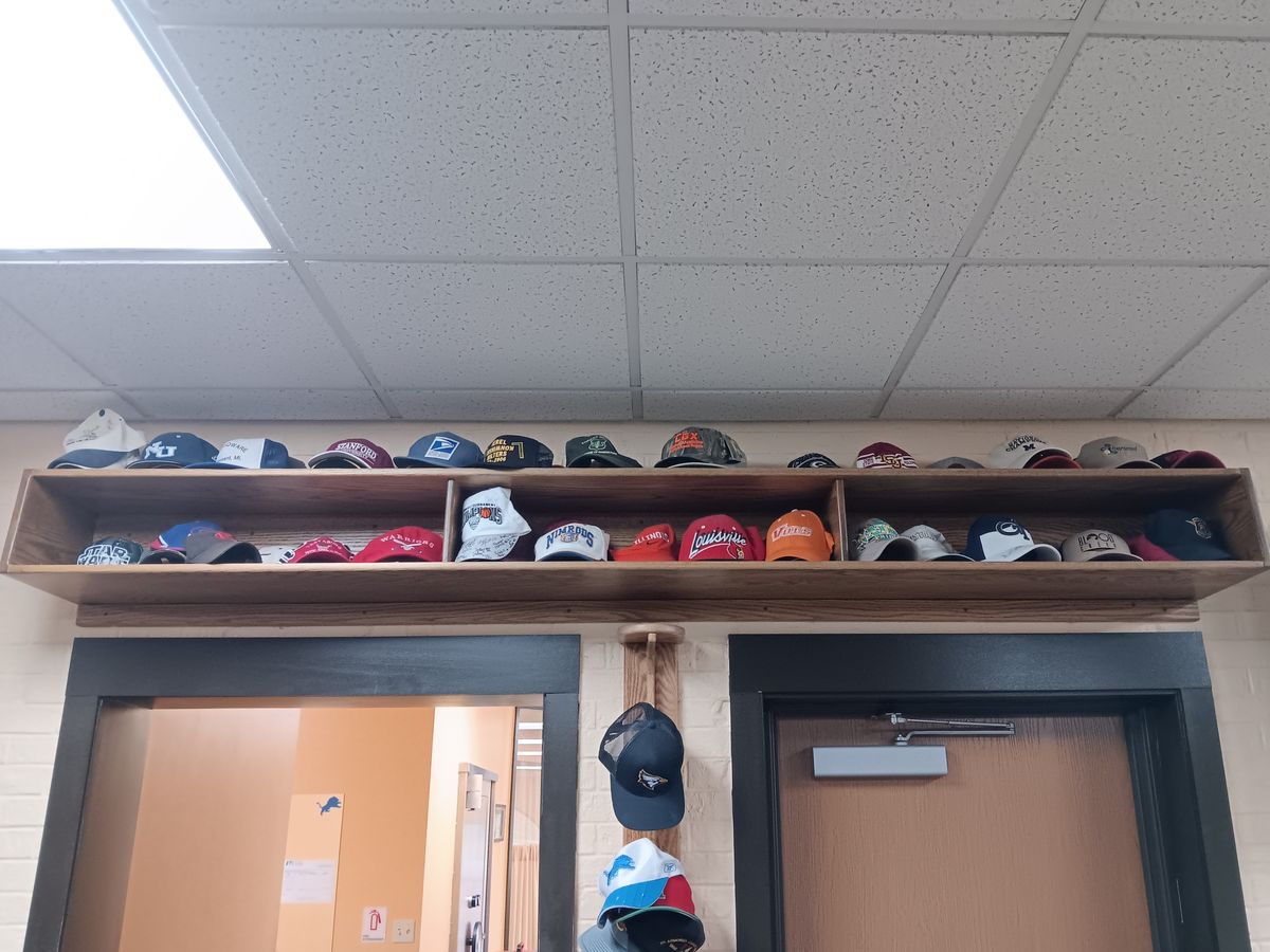 Mountain Town Rehab hats at the clinic