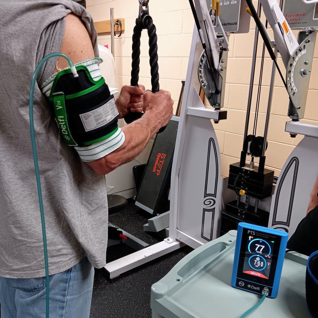 Blood flow restriction training for physical therapy in Mt. Pleasant, MI